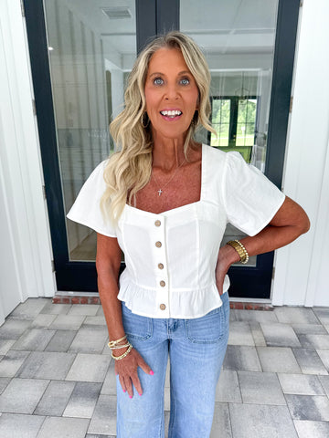 Off White Top