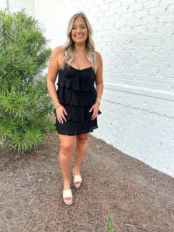 Black Tiered Dress