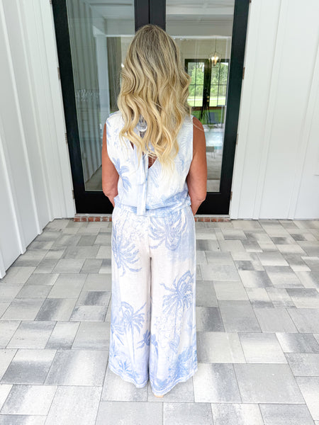 Tropical Linen Top