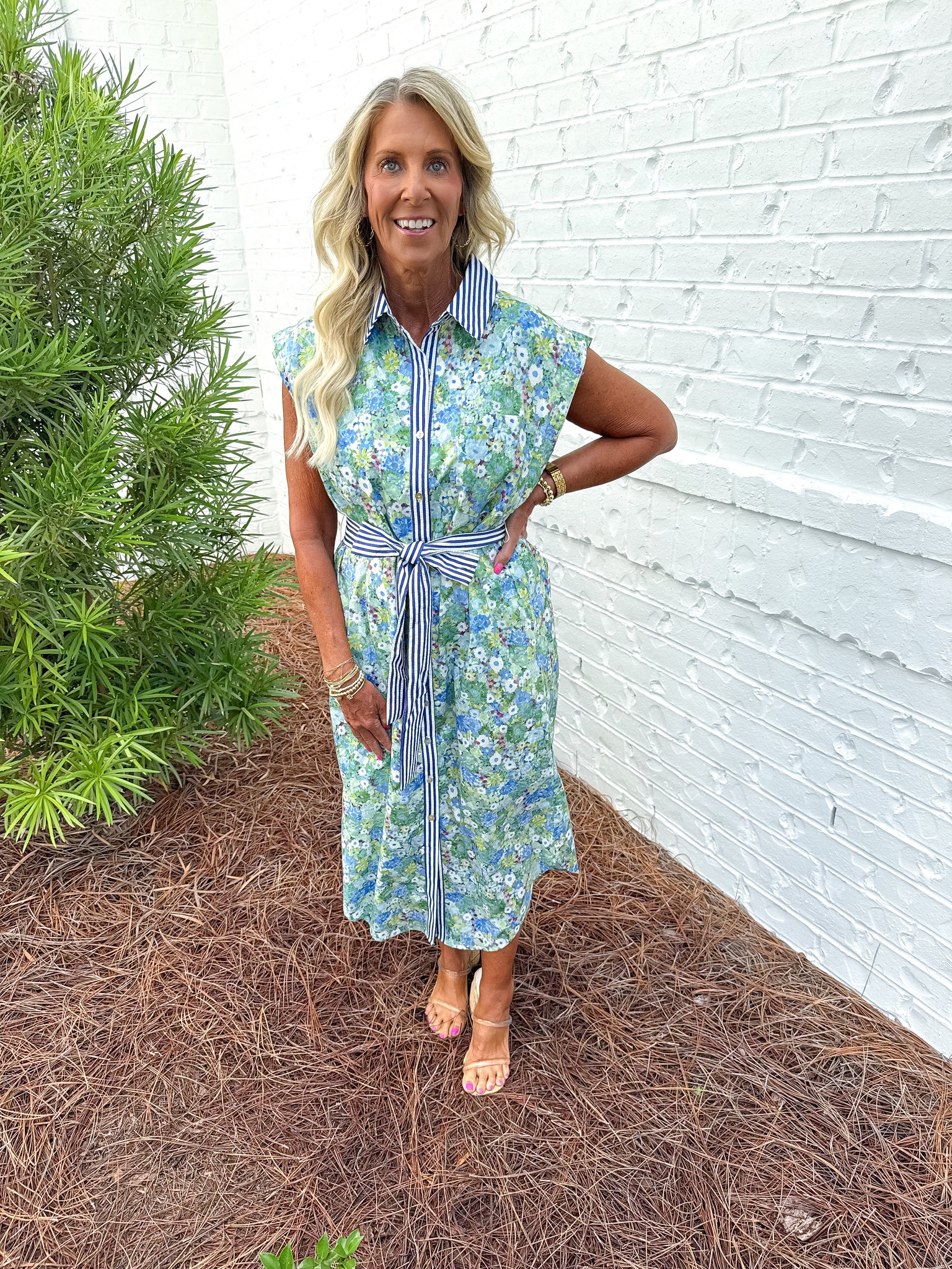 Multi Floral Midi