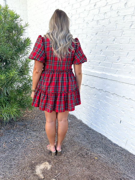 Plaid Bow Dress