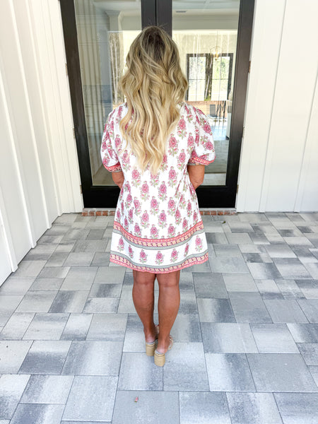 Block Print Dress