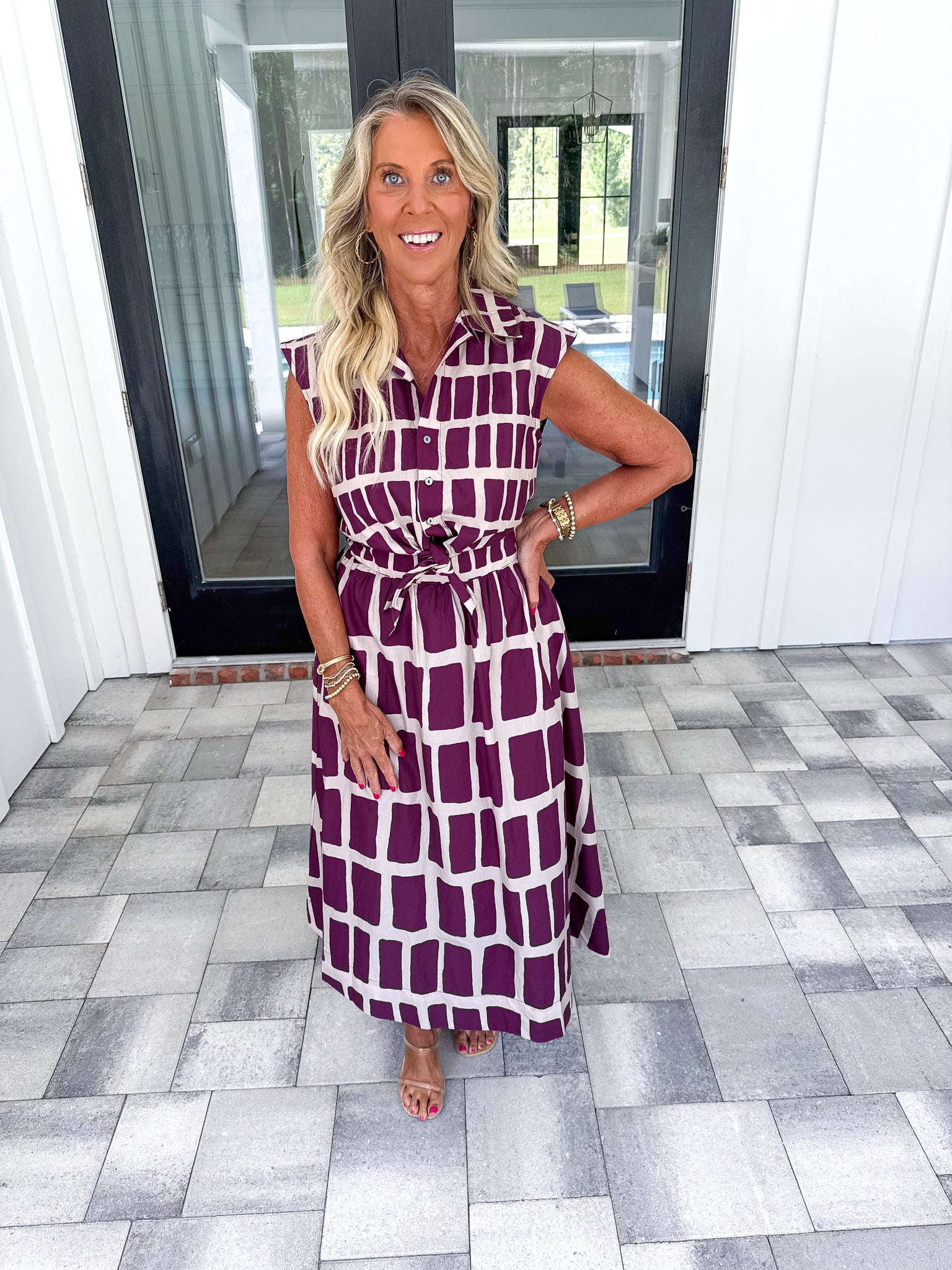 Abstract Print Midi