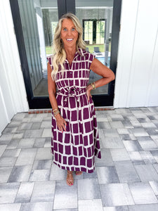 Abstract Print Midi