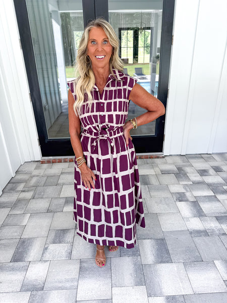 Abstract Print Midi
