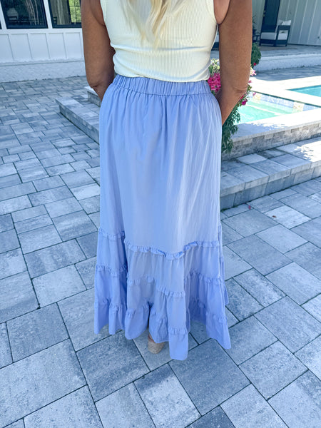 Periwinkle Maxi Skirt