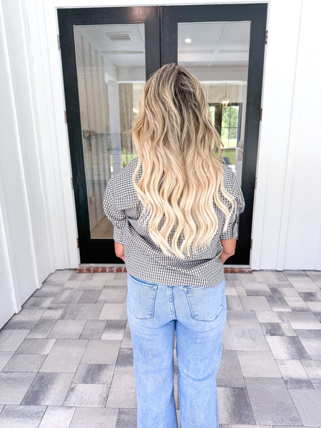 Charis Gingham Top