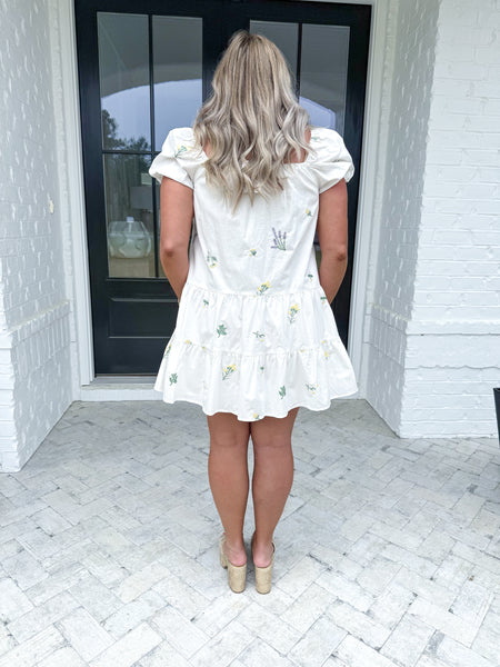 Floral Puff Sleeve Dress