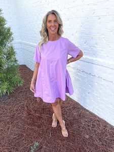 Lavender Stitch Dress