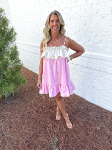 Pink Ruffle Dress