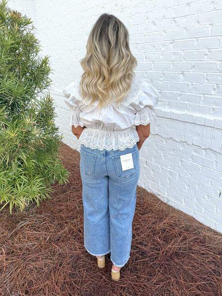 White Emi Blouse