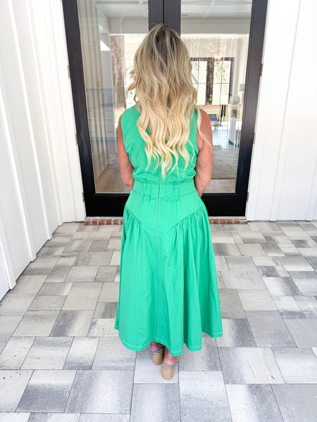 Top Stitch Midi