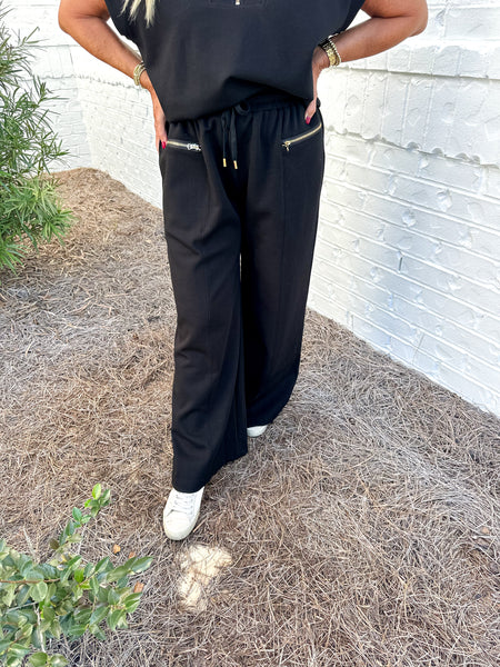 Black Scuba Sweatpants