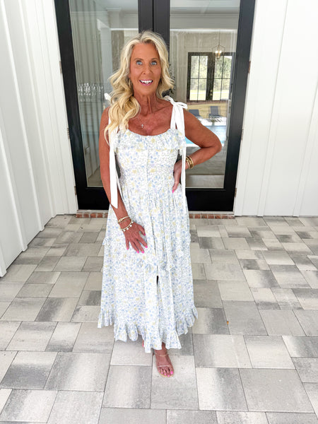 Lavender Floral Midi