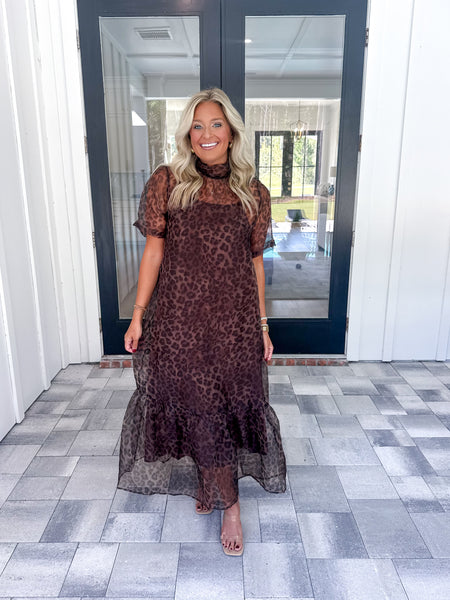 Leopard Overlay Midi