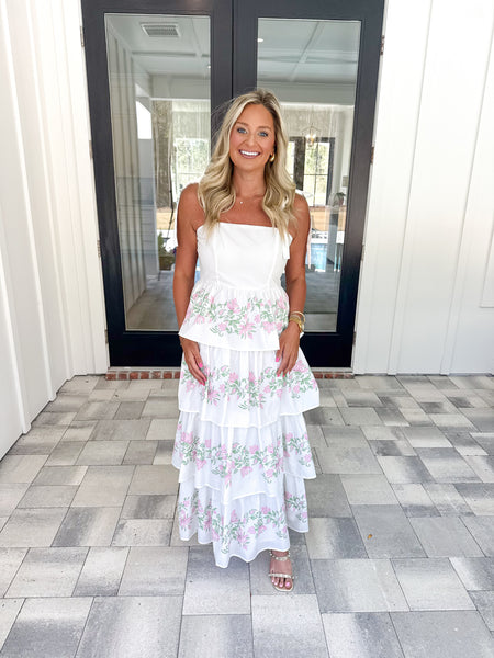 Floral Tiered Maxi