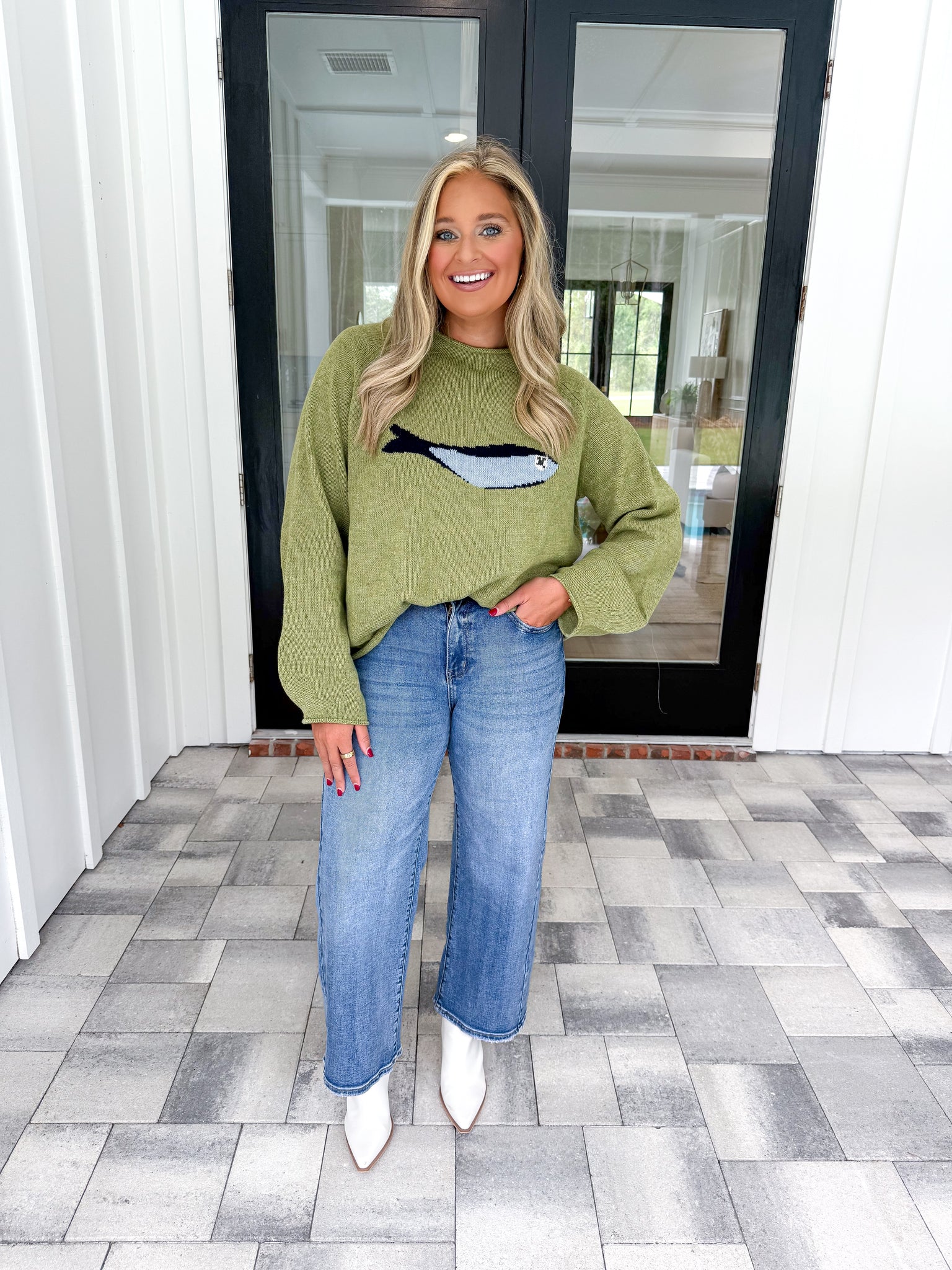 Olive Sardine Sweater