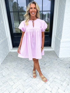 Pink Gingham Dress