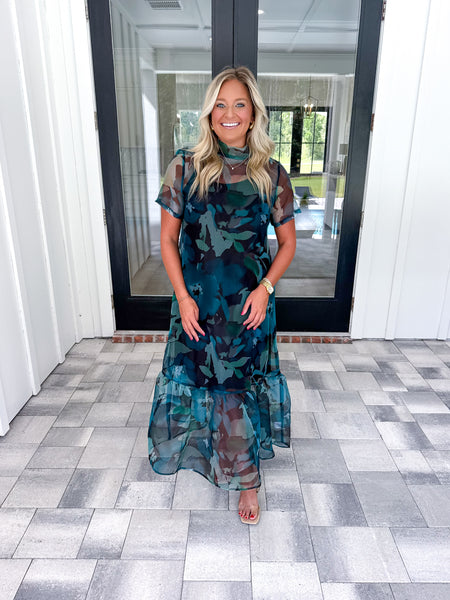 Floral Overlay Maxi