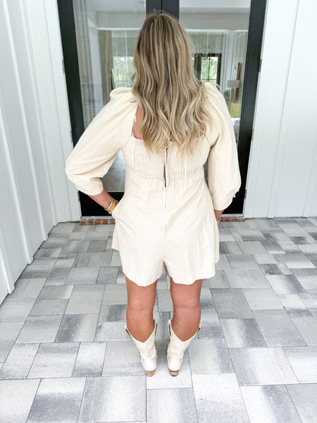 Oatmeal Romper