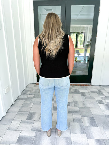 Contrast Knit