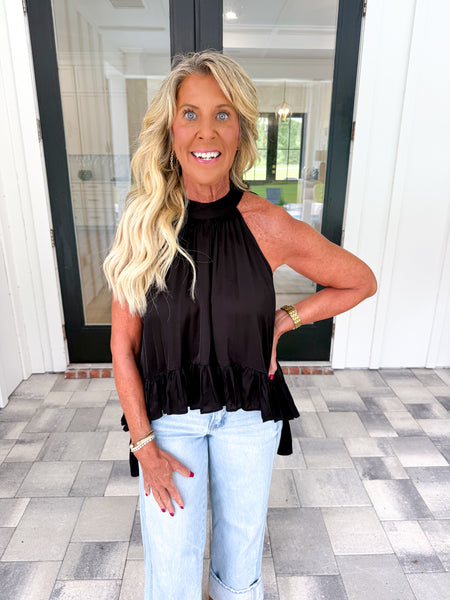 Black Addison Top