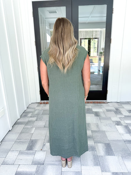 Linen Shirt Dress