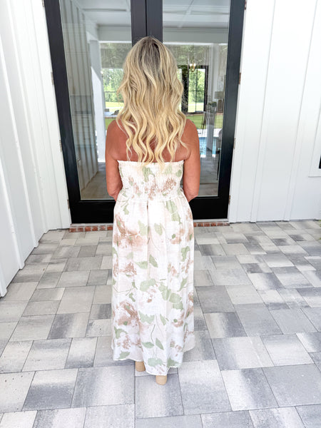 Floral Linen Maxi