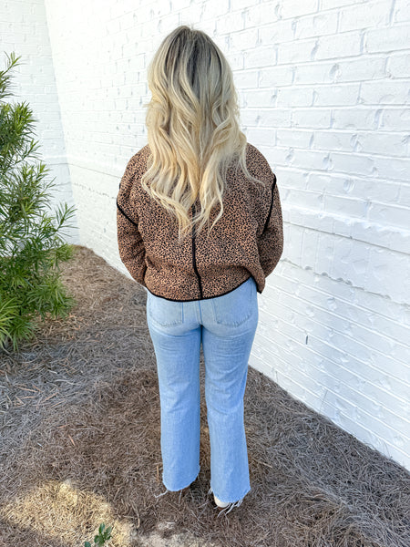 Leopard Quilted Jacket