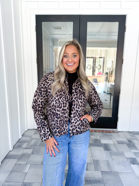 Leopard Tie Jacket