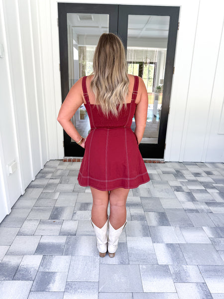 Garnet A-line Dress