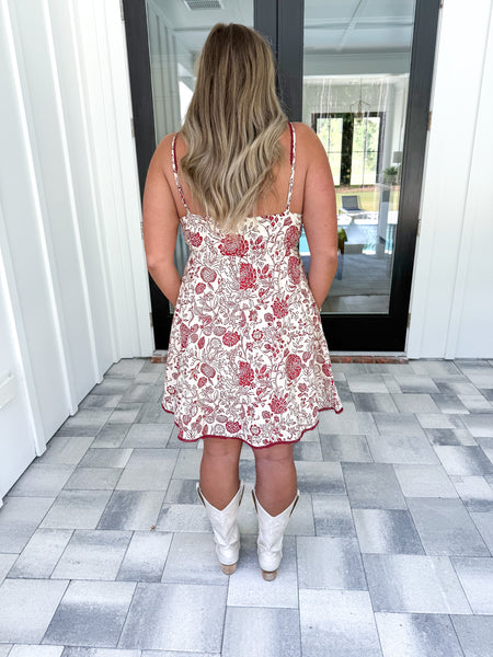 Floral A-Line Dress