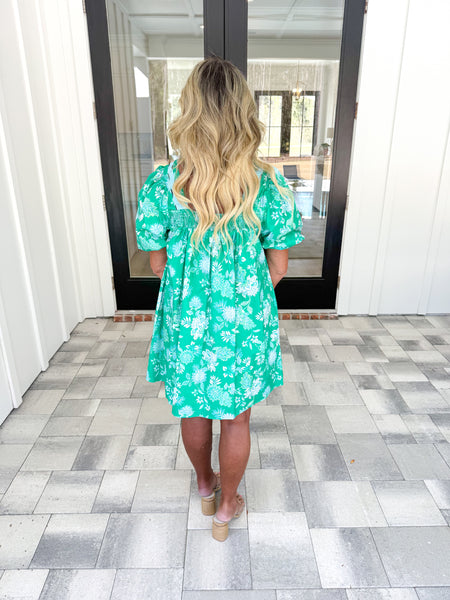 Botanical Ric-Rac Dress