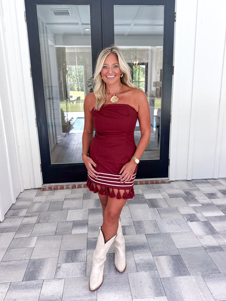 Tassel Hem Dress