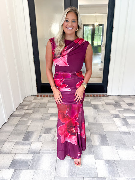 Floral Bodice Maxi