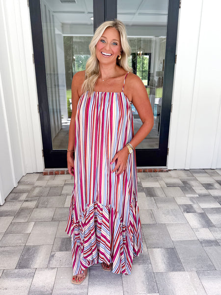 Multi Striped Maxi