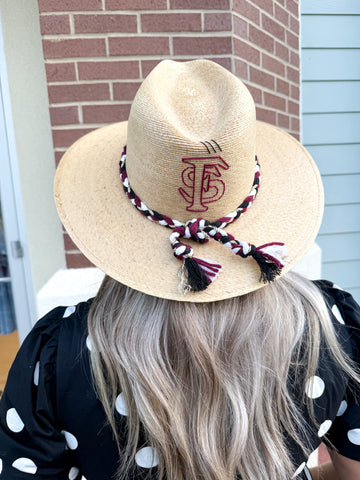 Natural Palm Florida State Hat