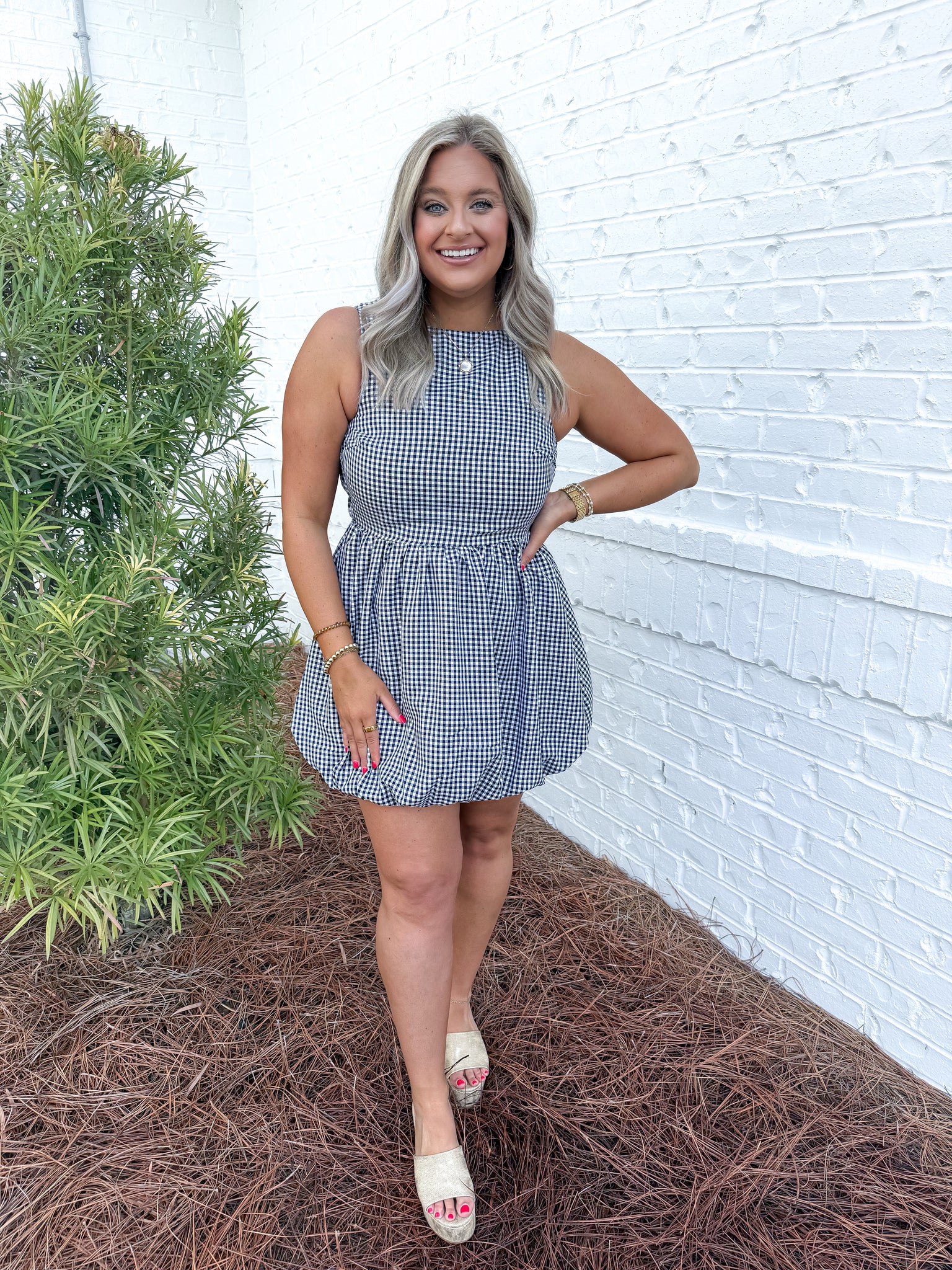 Gingham Dress