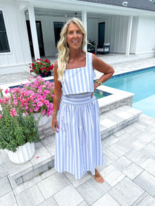 Striped Midi Set