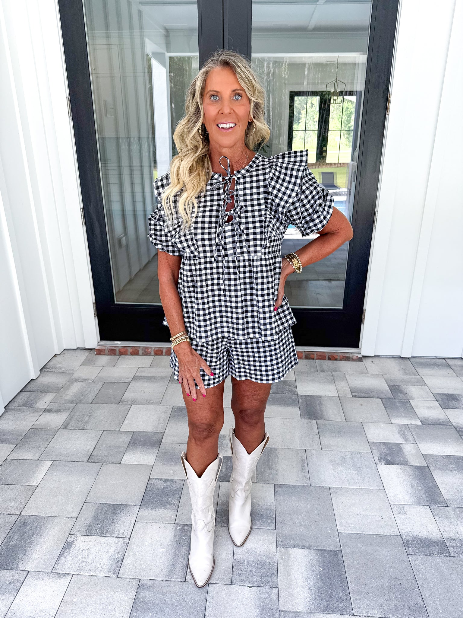 Gingham Short Set