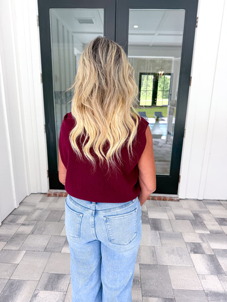 Garnet Sleeveless Knit