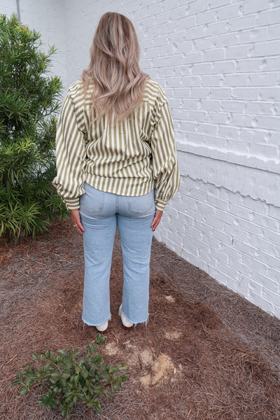 Striped Button Up