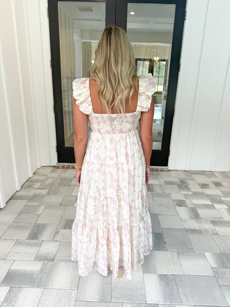 Pink Floral Maxi