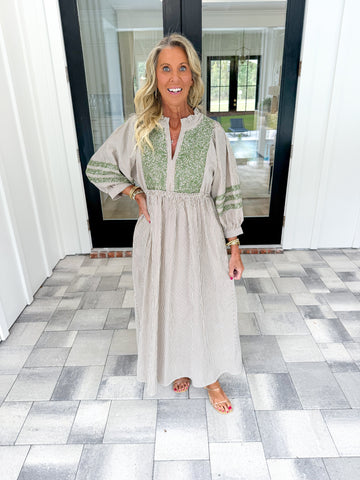 Embroidered Maxi
