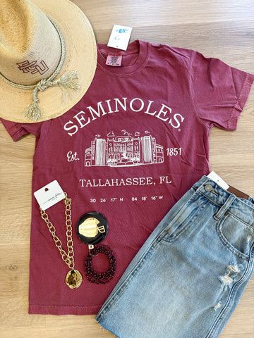 Seminoles Garnet Tee