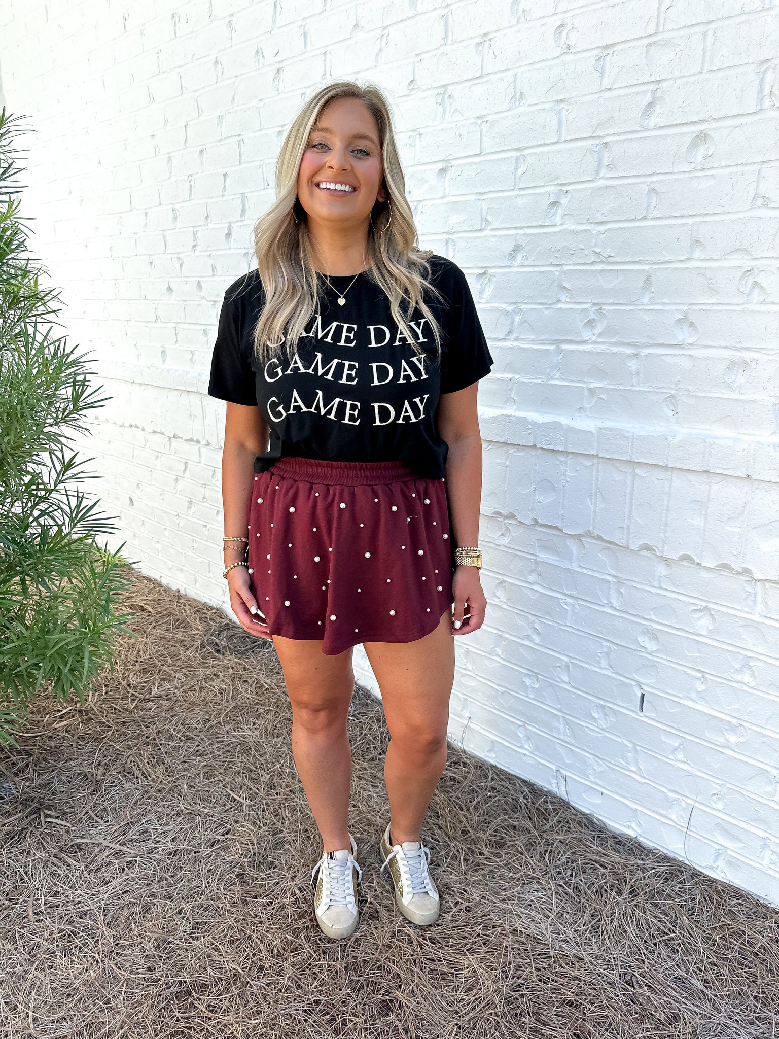 Garnet Pearl Skort