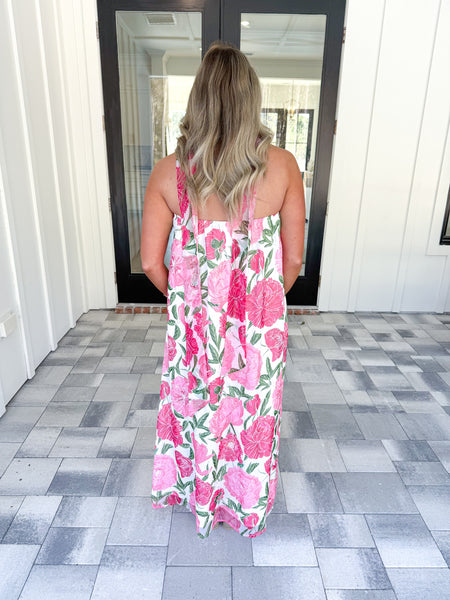Pink Floral Maxi