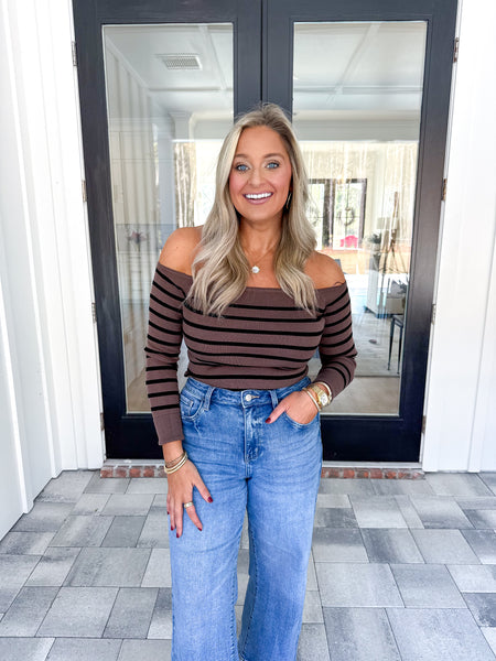 Off Shoulder Sweater