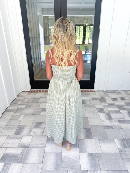 Green Plaid Dress