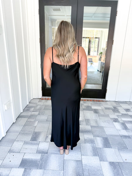 Black Silky Dress
